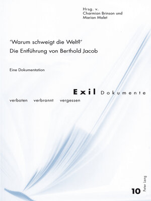 cover image of «Warum schweigt die Welt?» Die Entführung von Berthold Jacob